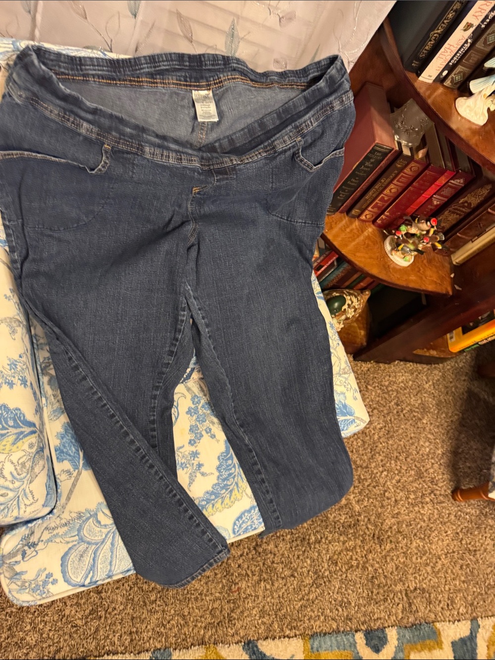 Women's Terra & Sky Blue Stretch Denim Jeans Size 20W - 22W 2X